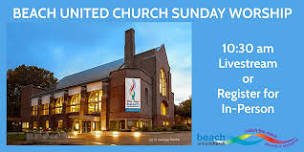 Sunday Worship at Beach United: Online and In-Person