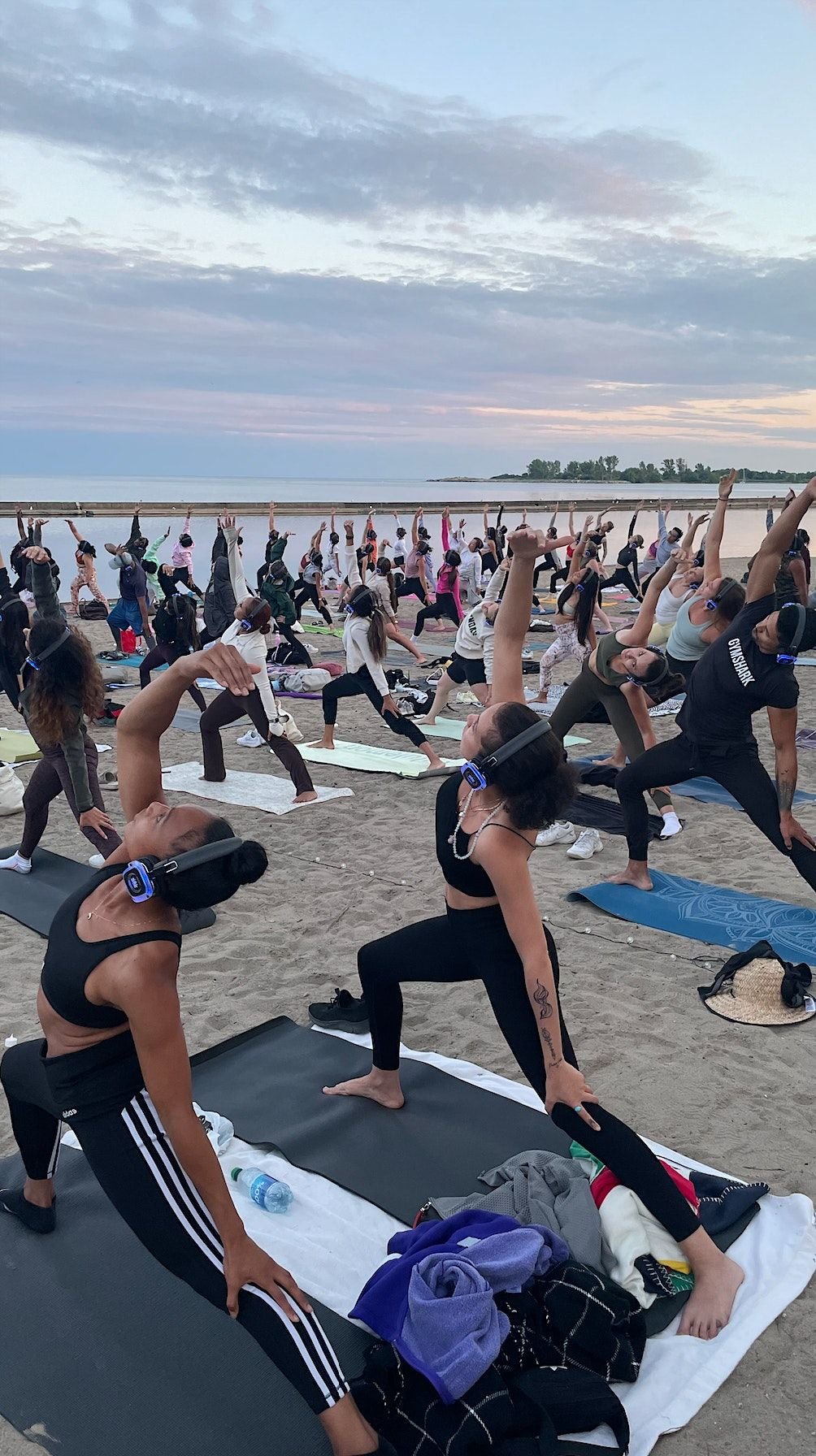 Full Moon Celebration at Sunset [Toronto] at the Beach