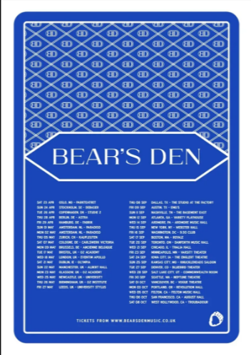 Bear’s Den @ The Danforth Music Hall