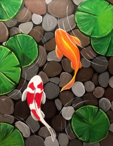 Paint Nite: Koi’s will be Koi’s