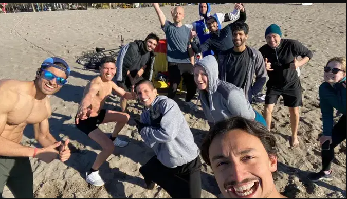 Beach Workout & Lake Dip for Powerful Day!