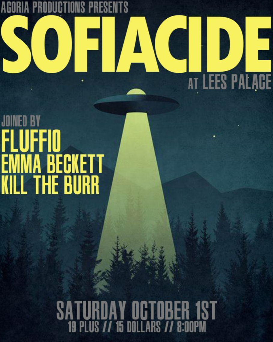 Sofiacide, Fluffio, Emma Beckett & Kill The Burr