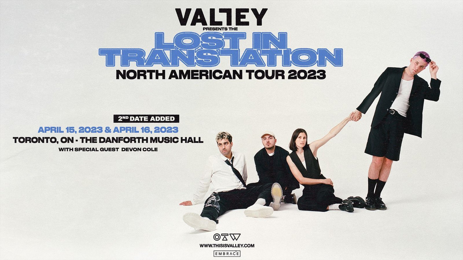Valley @ The Danforth Music Hall