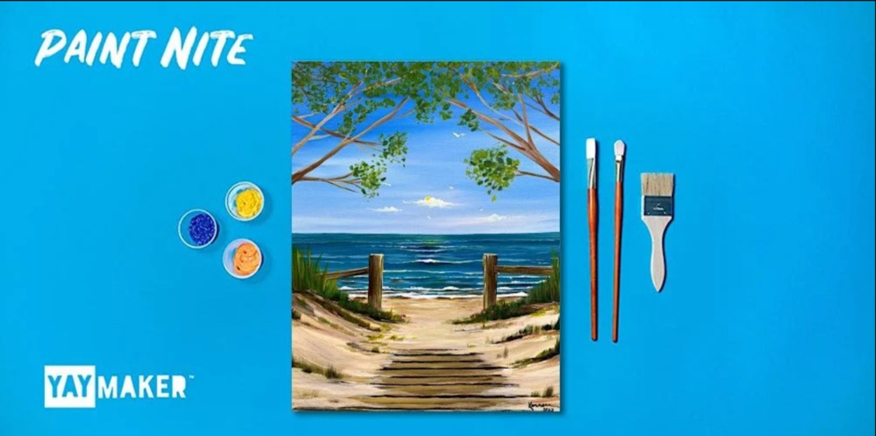 Paint Nite: The Beach Calls Me
