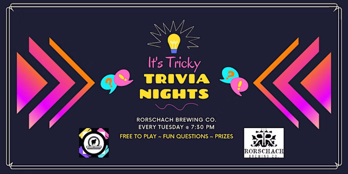 It’s Tricky Trivia at Rorschach Brewing Co.