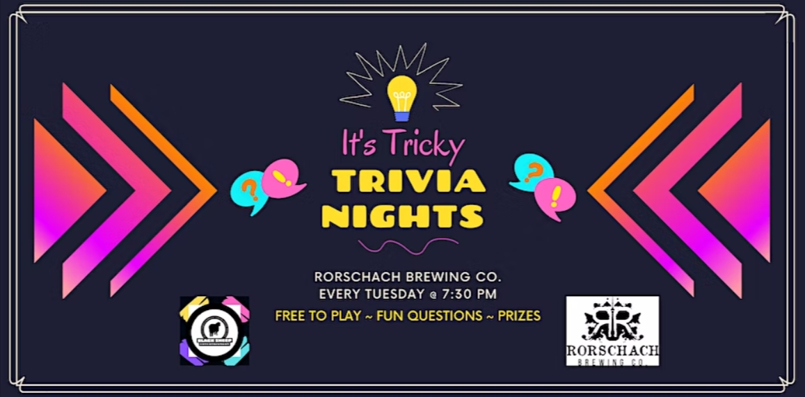 It’s Tricky Trivia at Rorschach Brewing Co.