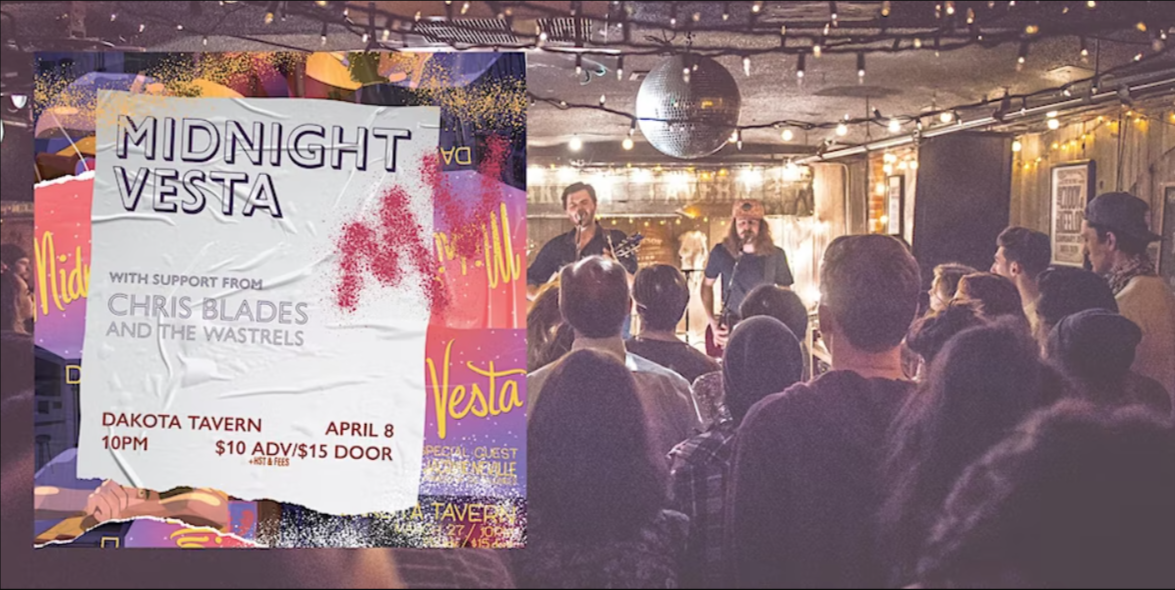 Midnight Vesta with Chris Blades & The Wastrels