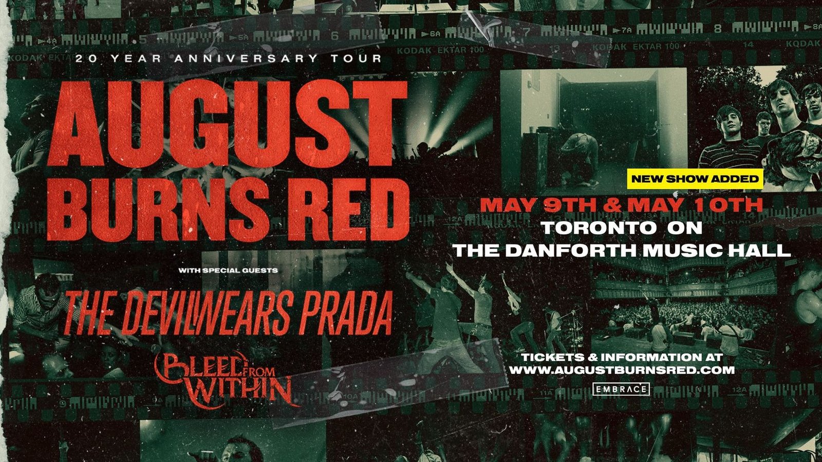 August Burns Red: 20 Year Anniversary Tour