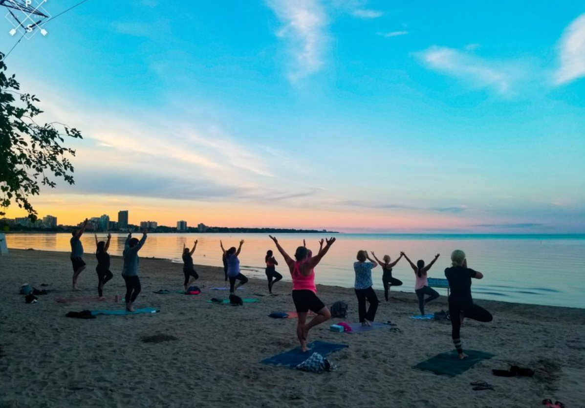 Full Moon Signature Beach Yoga Experience – Gathering our Yoga Tribe Strawberry Moon