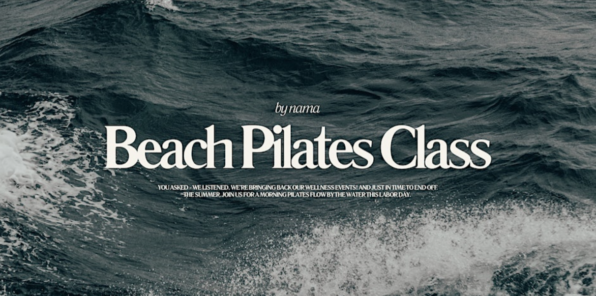 Labor Day Beach Pilates Flow