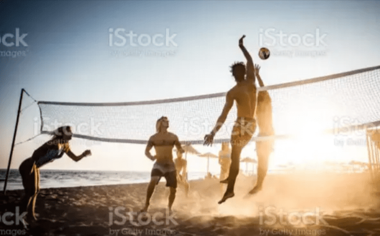 Social Volleyball at Diamond Beach