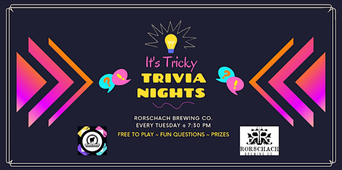 It’s Tricky Trivia at Rorschach Brewing Co.