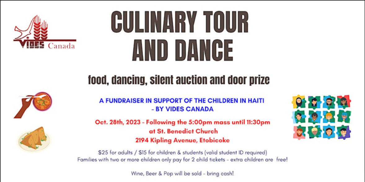 2023 Culinary Tour Around The World – Food & Dance!